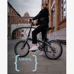 20" foldecykel COAST Hightide 8-gear No. 04 - antracit slvgr