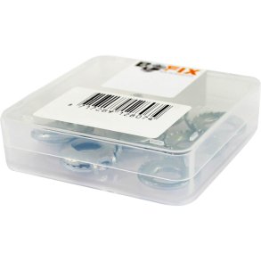 Bofix DS Punktplade Torp rustfrit stl (12 stykker)