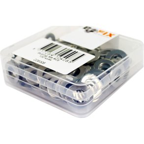 Bofix lseskive M8 rustfrit stl (100 stk.)