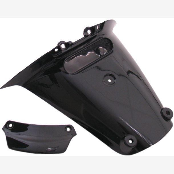 Stnkskrm Rear with Cover Vespa Sprint - Black Metallic