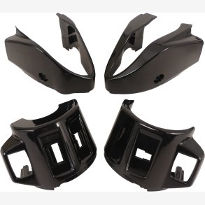 Cover set for Styr switch Edge left + right - Vespa Primavera /Sprint - glossy black