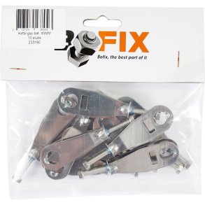 Bofix DS k�de  Spanner Bat rustfrit st�l 45 mm (10 stykker)