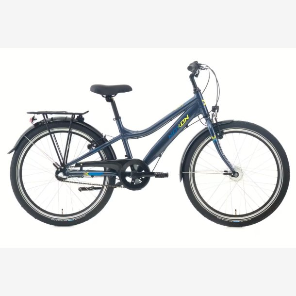 24" Cykel NOXON ROCKET 3 gear fodbremse alu 34 cm m�rk bl�