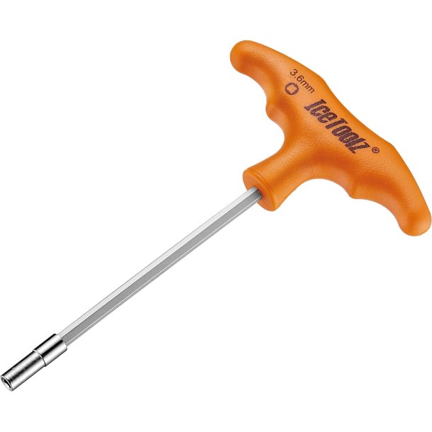 ICetoolz Nipple Key 4-side 3,6 mm med T-hndtag