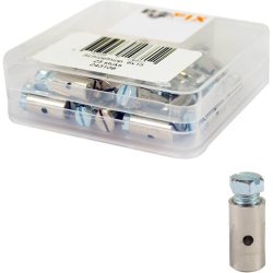 Bofix skruenippel 8x15 (25 stk.)