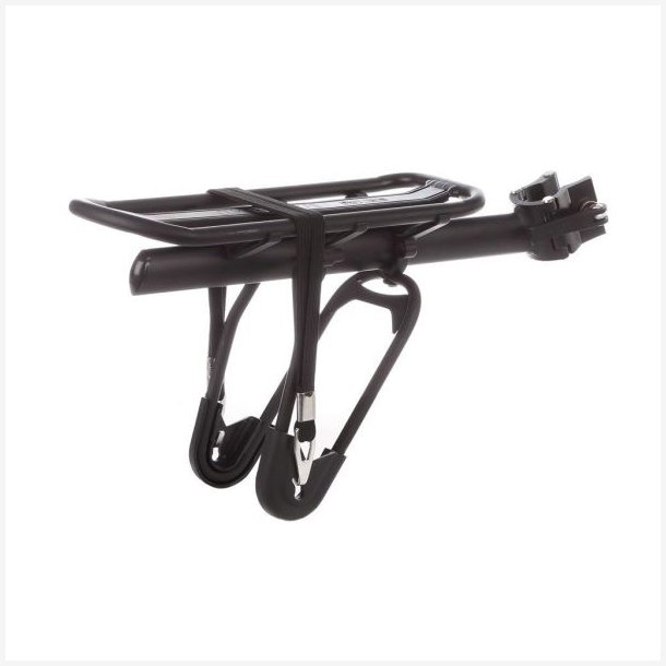 Bagmonteret bagageb�rer Massload med sadelpindmontering - aluminium - matsort