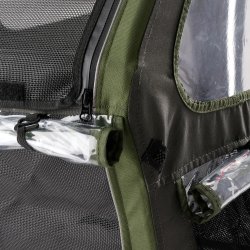 TAXXI DOG M � Luksus hundetrailer til cykel - gr�/gr�n