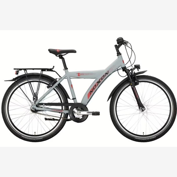 26" NOXON Sweeper ATB juniorcykel 7 gear alu 50 cm mat gr�