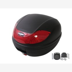 Topcase til scooter EDGE-Roma 32 L sort