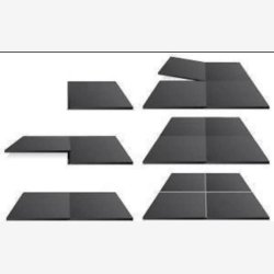 PVC gulvflise 50x50x1 a stk - sort