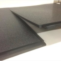 PVC gulvflise 50x50x1 a stk - sort