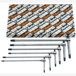 St med 6 offset sekskantngler Beta Tools 951TX/S6 med hndtag med hjt drejningsmoment