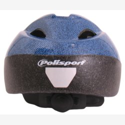 Cykelhjelm Polisport Junior Jeans - (52-56 cm | 20.47-22.05'') - blue/white