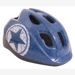 Cykelhjelm Polisport Junior Jeans - (52-56 cm | 20.47-22.05'') - blue/white