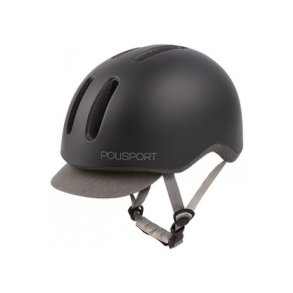 Cykelhjelm Polisport Commuter L (58-61cm) -  sort/gr�