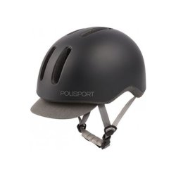 Cykelhjelm Polisport Commuter M (54-58cm) - sort-gr�