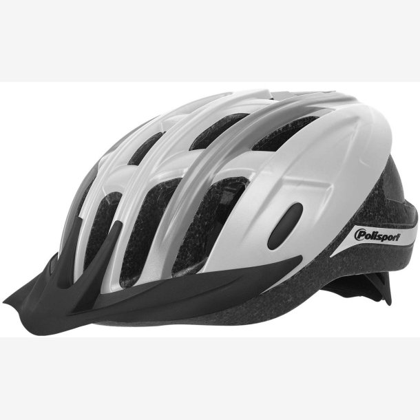 Cykelhjelm  Polisport Ride-In M (54-58cm) - white/grey