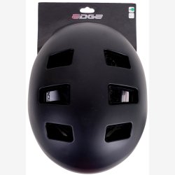 Cykelhjelm Edge Urban Elcykel medium (54-58cm) - sort
