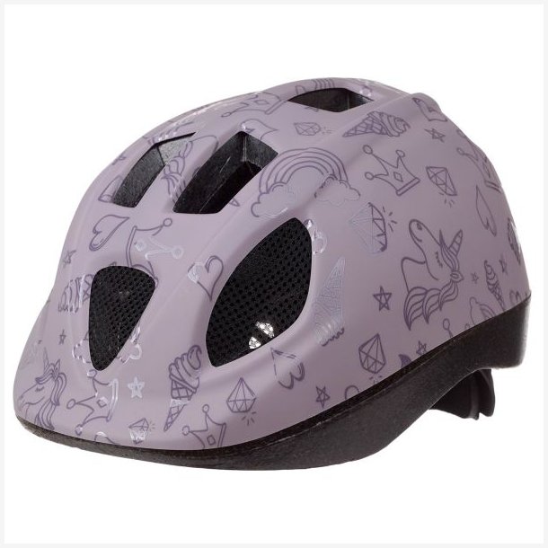 Cykelhjelm til brn Polisport Crown XS 46-53 cm - lilla