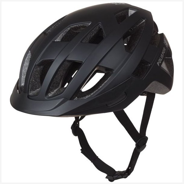 Cykelhjelm Polisport City Move M 54-58 cm - sort
