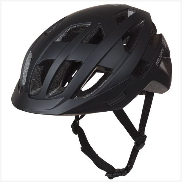 Cykelhjelm Polisport City Move L 58-61 cm - sort
