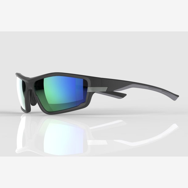 Sunglasses Mirage Sport with 3 pairs of lenses - black/grey