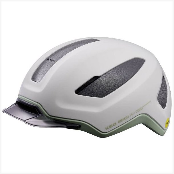 Cykelhjelm KED Reach DT L 58-62 cm - skygr� lys salvie