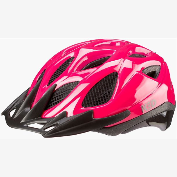 Cykelhjelm KED Tronus M 52-56 cm - magenta sort blank