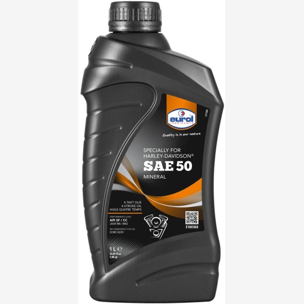 Gear Box Oil Eurol Harley Davidson SAE50 (1 litre)