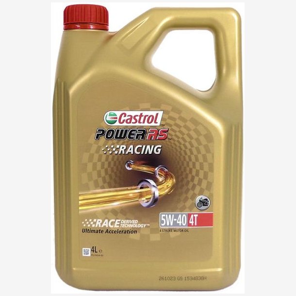 Olie Castrol Power RS ??Racing 4S 5W-40 - flaske p 4 liter
