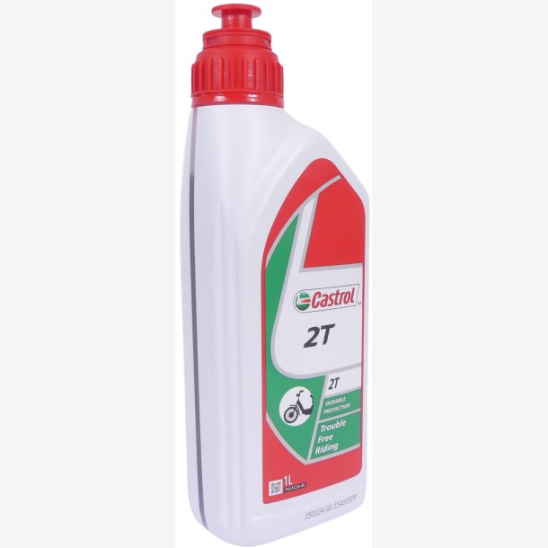 Olie 2S Castrol 2-takts - flaske &aacute; 1 liter