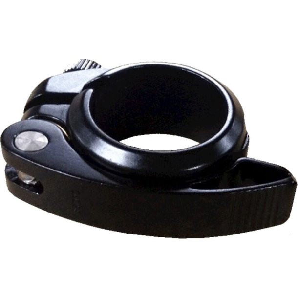 Mirage sadelpindsklemme med quick release 38,5 mm sort