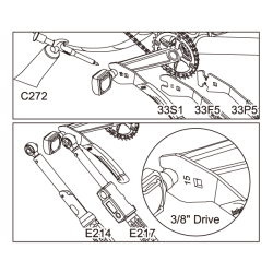 Pedal Wrench IceToolz 33S1 15mm
