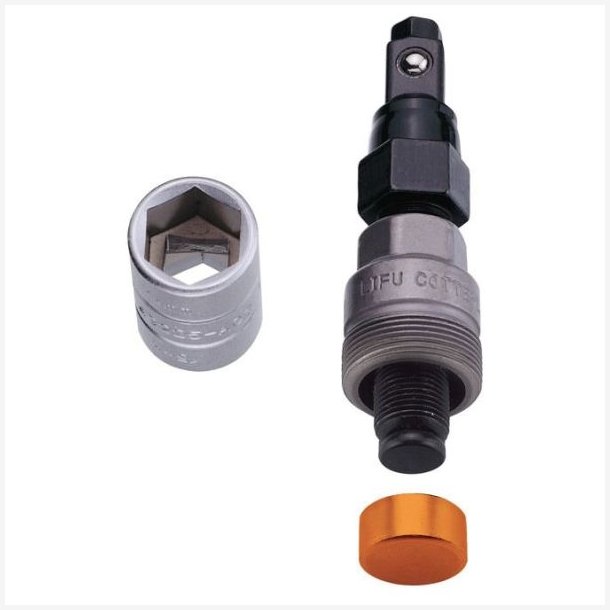 Krankaftrkker IceToolz 04D2 Octalink &amp; ISIS med adapter til firkantede og hule aksler