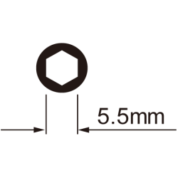 Spoke Tool  Icetoolz 12C7 for 5.5mm (Hex) Nipple