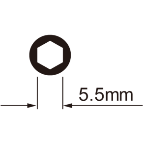 Spoke Tool  Icetoolz 12C7 for 5.5mm (Hex) Nipple