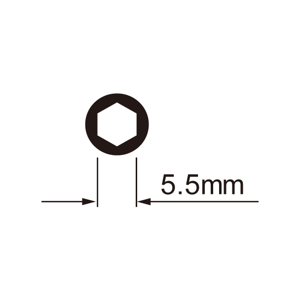 Spoke Tool  Icetoolz 12C7 for 5.5mm (Hex) Nipple