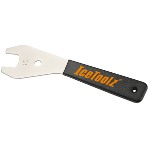 Cone Wrench IceToolz with 200mm H�ndtag greb 25mm (#4725) Wrench - Cr-Mo Steel