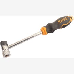 Compressor handle IceToolz with screw connection