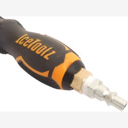 Compressor handle IceToolz with quick connector
