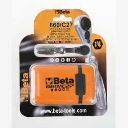 Beta Tools - Ratchet Set with Bits and Connector - 860/C27 - 27 pieces