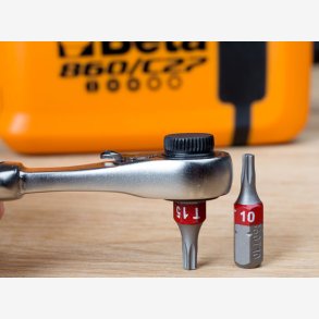 Beta Tools - Ratchet Set with Bits and Connector - 860/C27 - 27 pieces