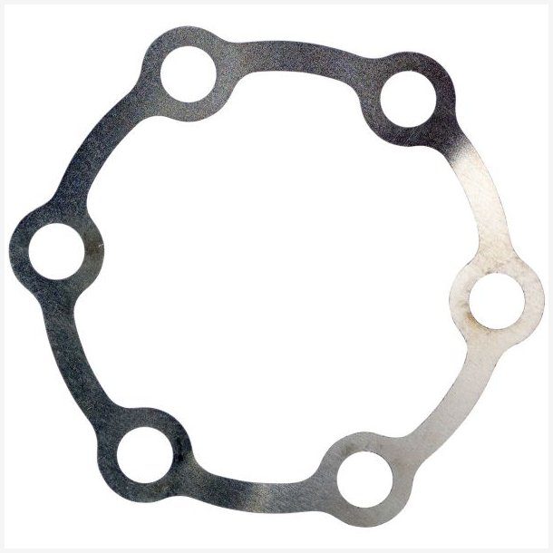 Rustfri rotorskiver shims Elvedes .0,1 mm (8 stk.)