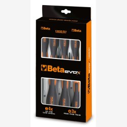 Set of Screwdrivers Beta Tools Evox 1203E/D8P - 8 pieces