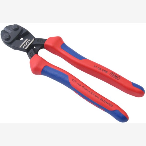 Knipex Compact Bolt Cutters "co-bolt" -cyklus med gummihndtag