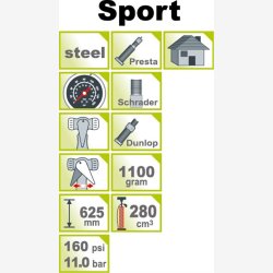 Hjtryks fodpumpe IceToolz 240A451 med trykmler 160PSI - stl