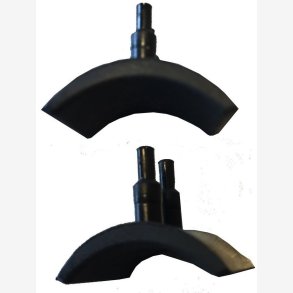 Spare Pads IceToolz E263S for E263 frame- and fork expander - black (4 pieces)