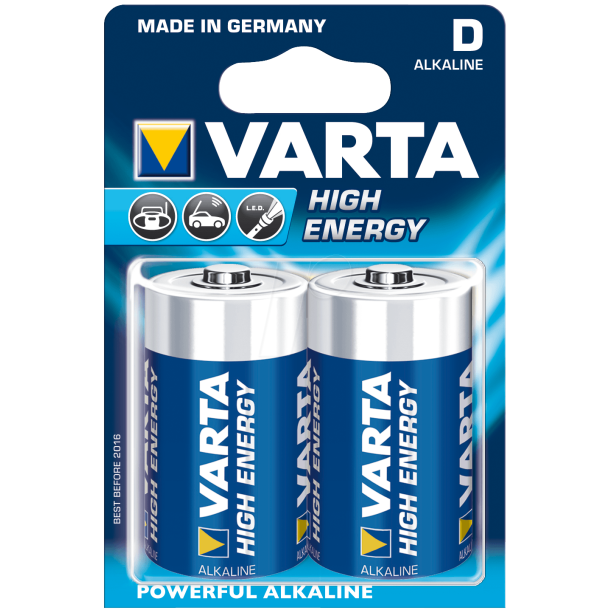 Battery VARTA Longlife Alkaline LR20  (2x)