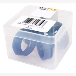Bofix styrhoved-topm�trik, sort, 1 1/8" (6 stk.)