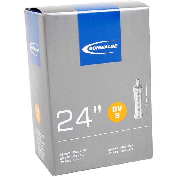 Slange Schwalbe DV9 24" / 28/47-507/541 - 32mm valve